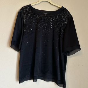 St. John Rhinestone Blouse
